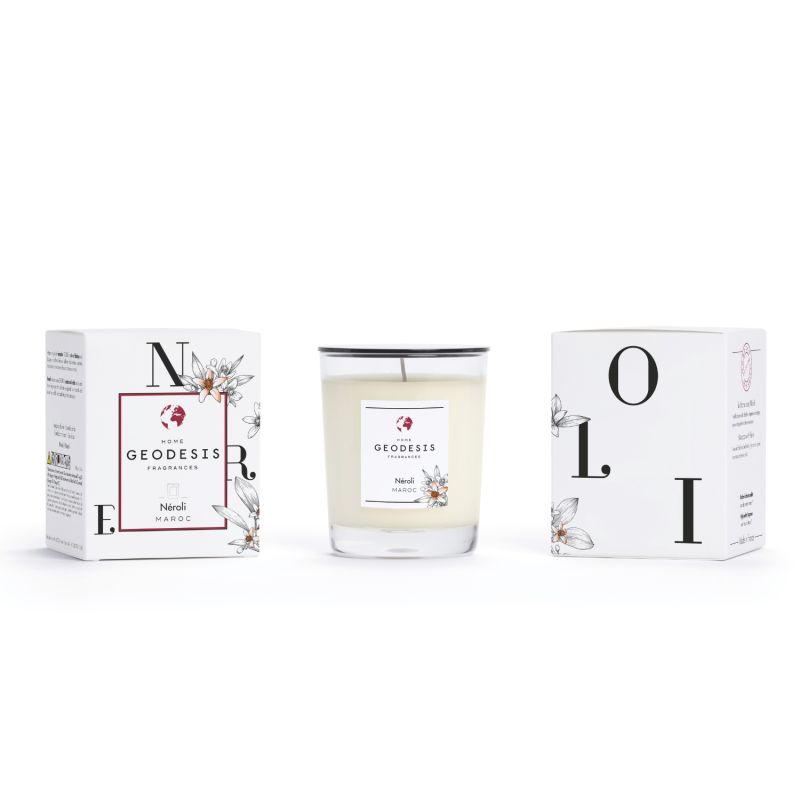 Geodesis Neroli Candle 180 g with presentation box