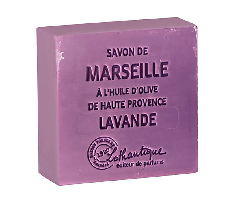 Les Savons de Marseille 100g Soap Lavender — authentic product packshot