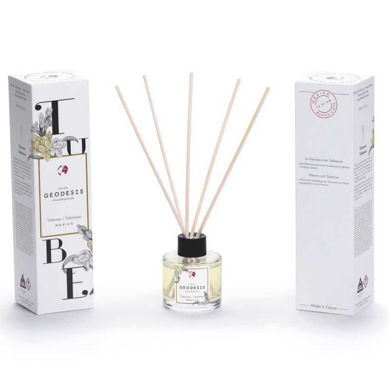 Geodesis Tuberose Reed Diffuser 100 ml with presentation box