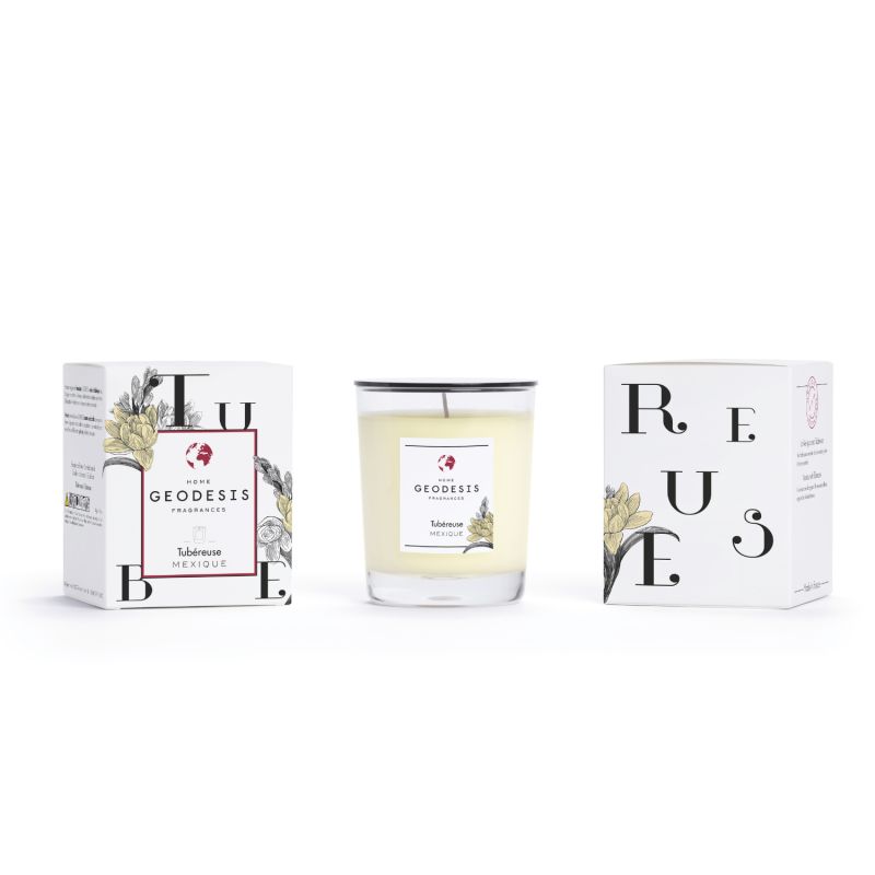 Geodesis Tuberose Candle 180 g with presentation box