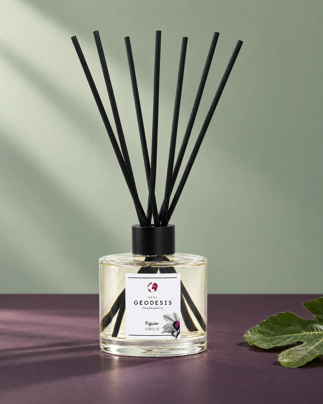 A fragrance diffuser in a softly lit interior